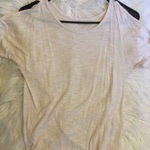 Cold Shoulder Tee • White